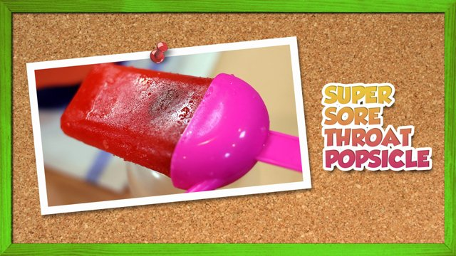 Super Sore Throat Popsicle