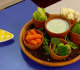 Veggies with Green Dipping Sauce