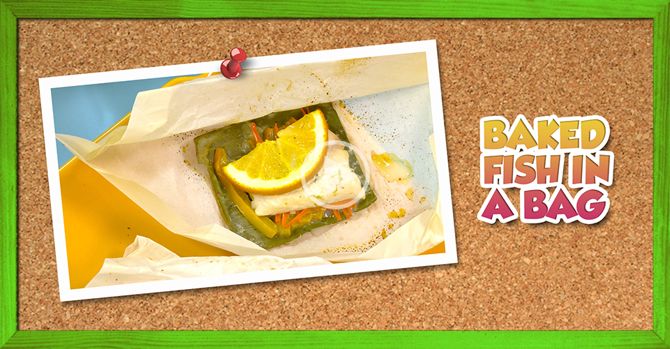Baked Fish in a Bag Twice as Good