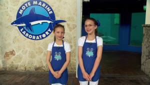 Be amazed as Delaney and Hadley learn about the healthy diets of the manatees, sharks and turtles that live at the Mote Marine Laboratory in Florida!
