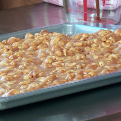 Making Maple Syrup - "Maple Peanut Brittle"
