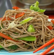Jetting to Japan - "Ginger and Soba Noodle Salad"
