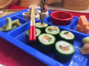 April Fool's Cucumber Sushi