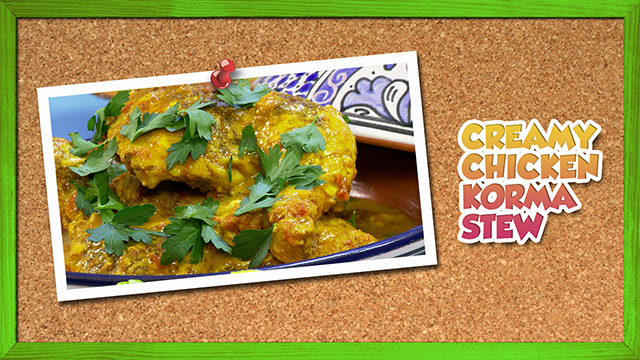 Creamy Chicken Korma Stew