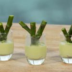 Asparagus Shooters with Chive Vinaigrette