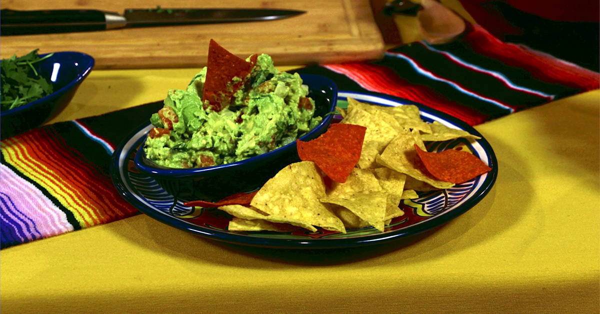 Guacamole and Chips Twice as Good
