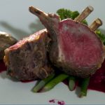 Lamb With Red Beet Puree
