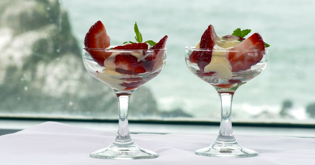 Strawberries Amaretto Twice as Good