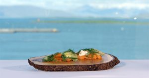 A Taste of Iceland - Smoked Trout With Cucumber Pickle