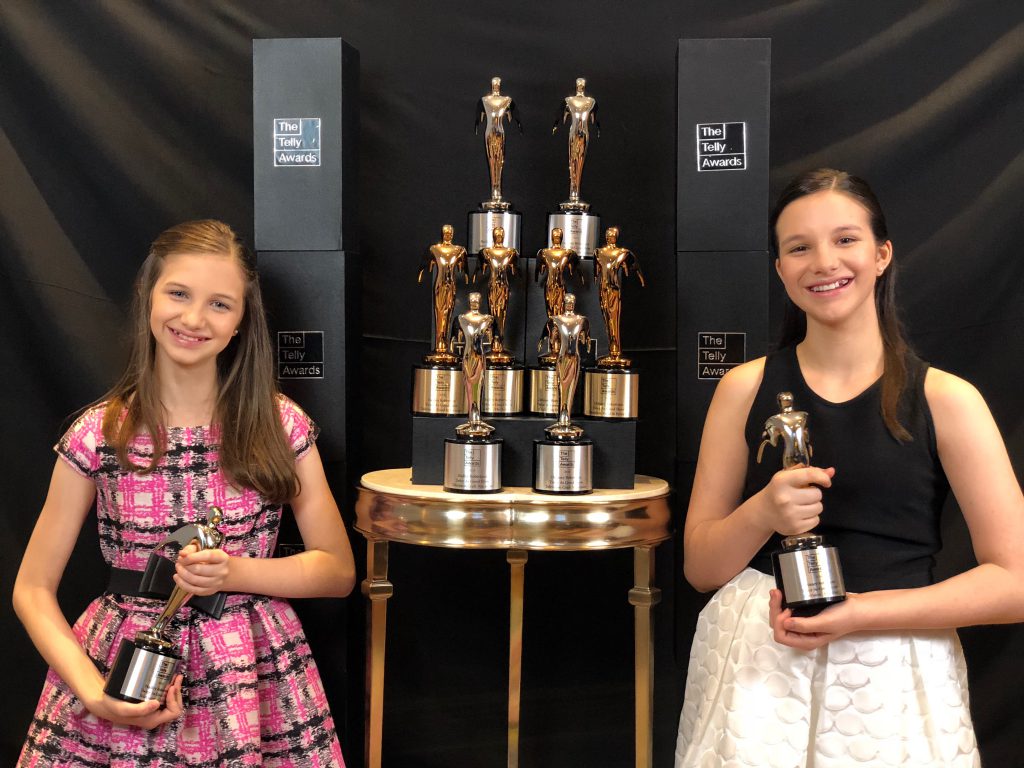 Telly Winners Hadley and Delaney Robertson, Co-Hosts of Twice As Good