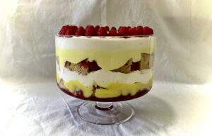 Raspberry Cake Trifle