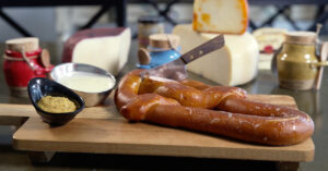 Giant Pretzel (with Pub Cheese and Bohemian Blend Mustard) - A recipe from the Twice as Good episode: A Taste of Cleveland