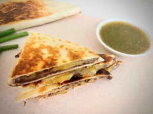 Cheese and Bean Quesadilla